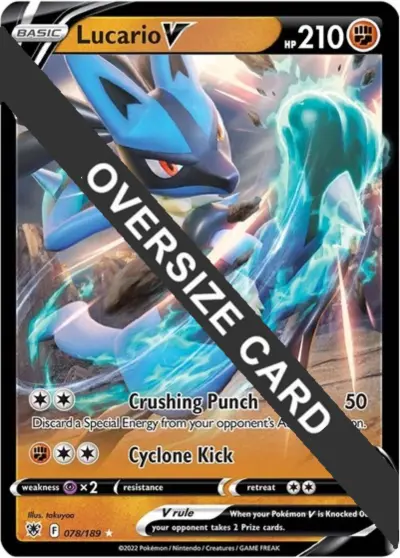 Lucario V - 078/189 card art