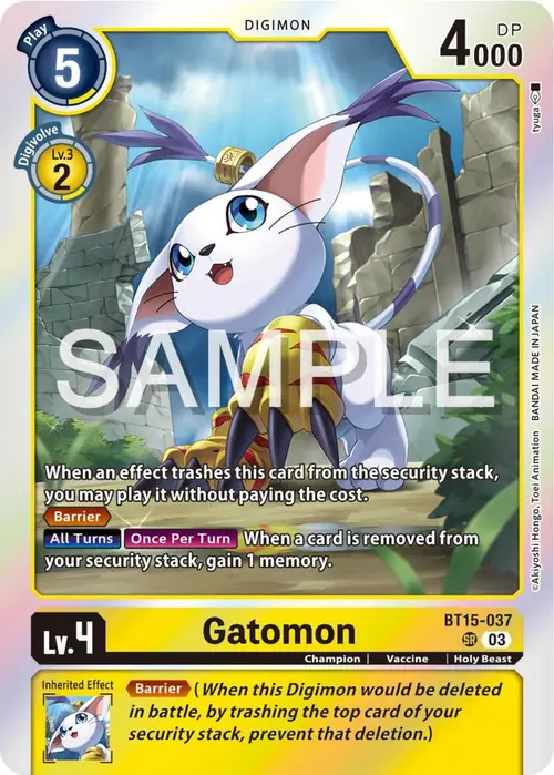 Gatomon card art