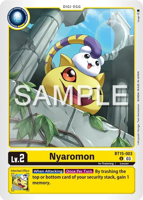 Nyaromon card art