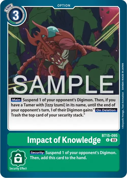 Impact of Knowledge card art