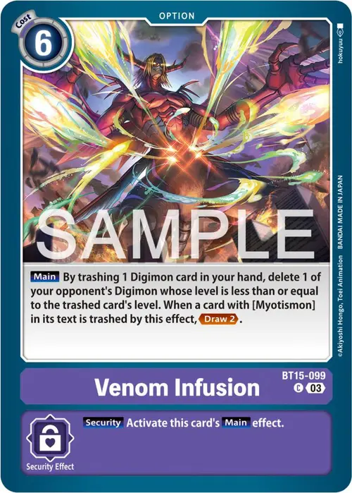 Venom Infusion card art