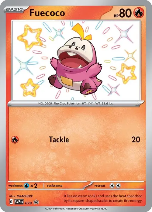 Fuecoco - 079 card art