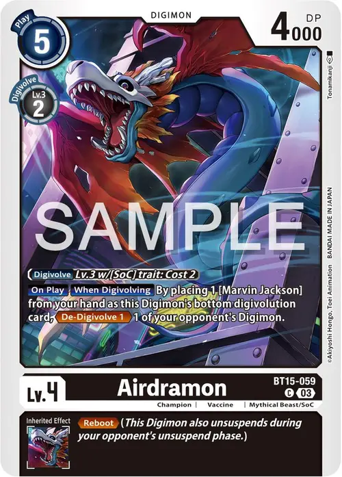 Airdramon card art