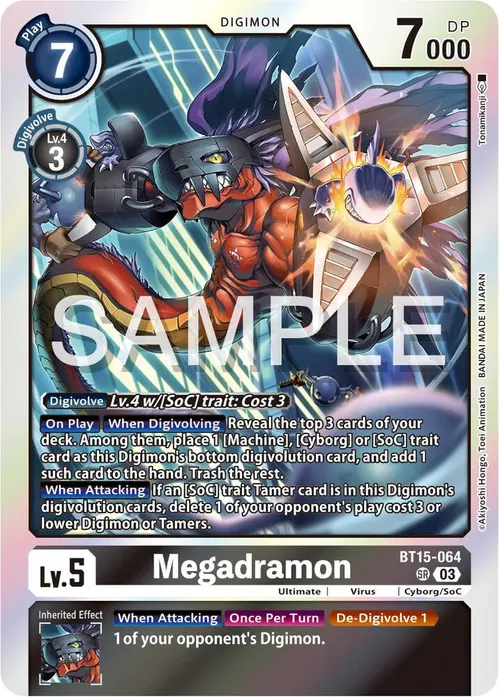 Megadramon card art