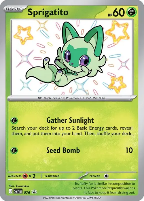 Sprigatito - 076 card art