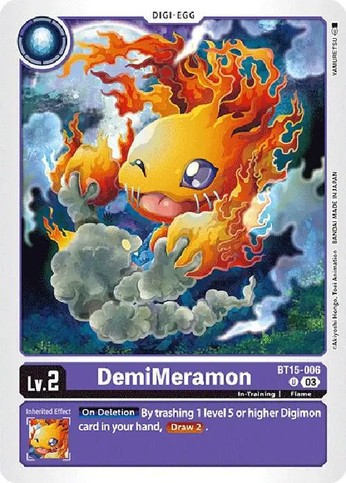 DemiMeramon card art
