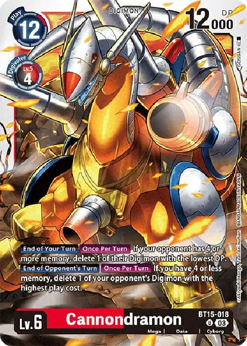 Cannondramon card art