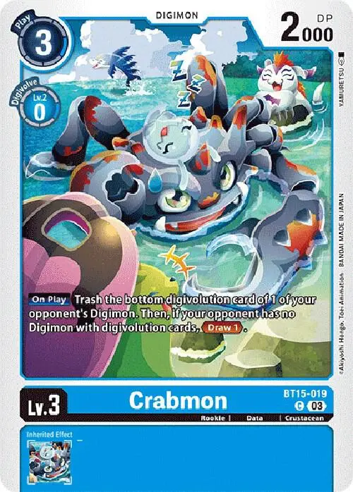 Crabmon card art