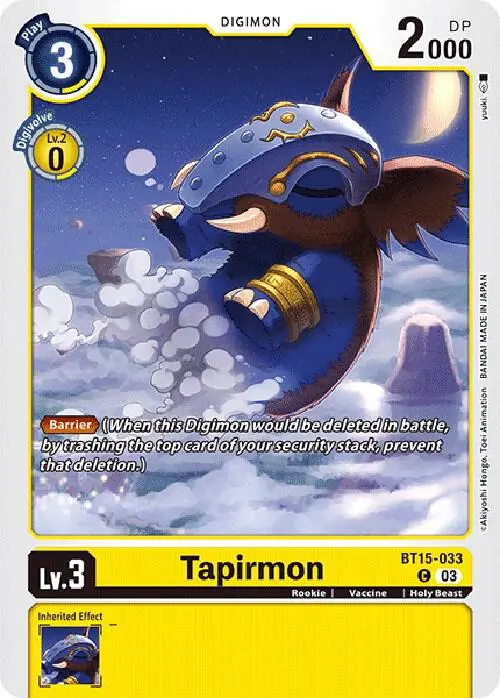 Tapirmon card art