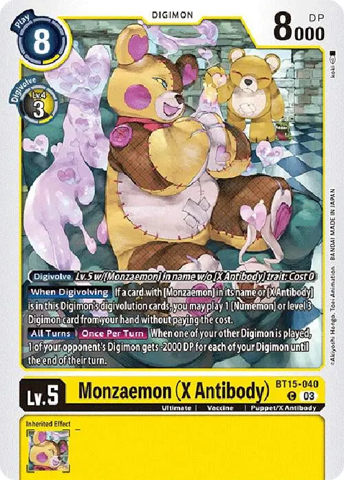 Monzaemon (X Antibody) card art