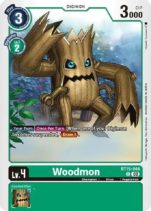 Woodmon card art