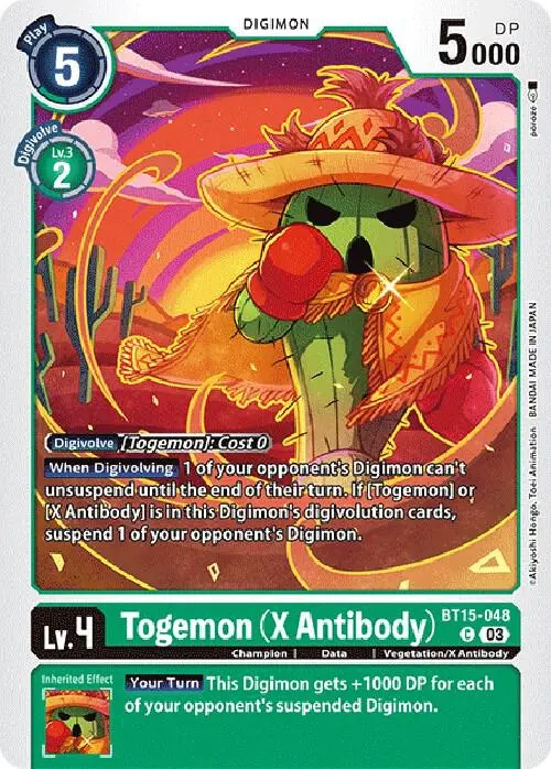 Togemon (X Antibody) card art