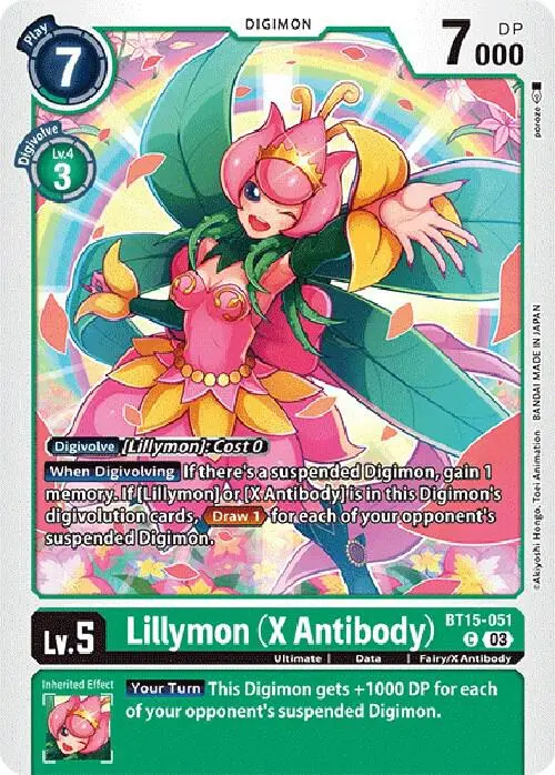 Lillymon (X Antibody) card art