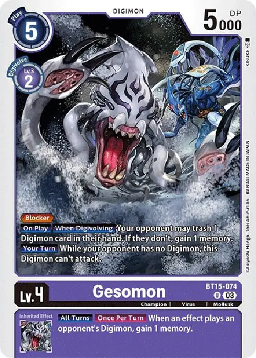 Gesomon card art