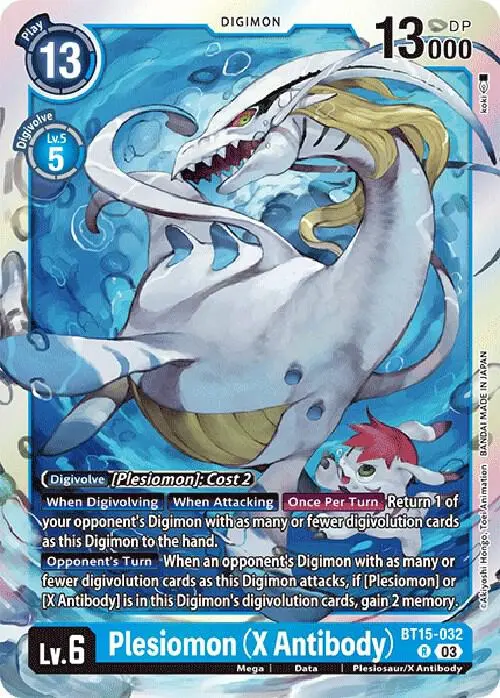 Plesiomon (X Antibody) card art