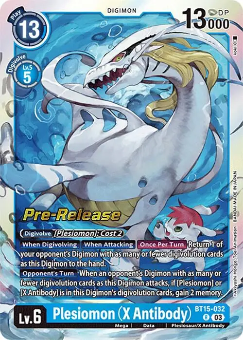 Plesiomon (X Antibody) card art