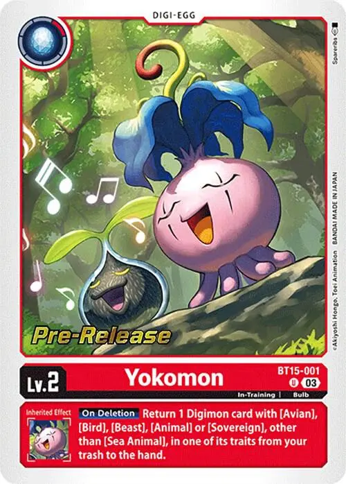 Yokomon card art