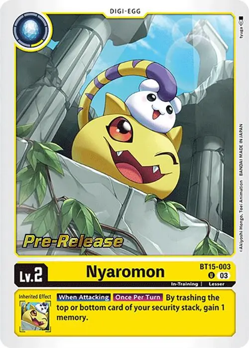 Nyaromon card art