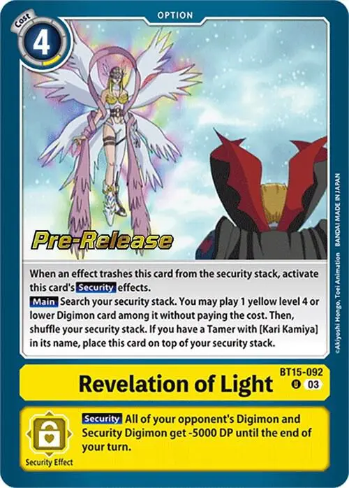 Revelation of Light card art
