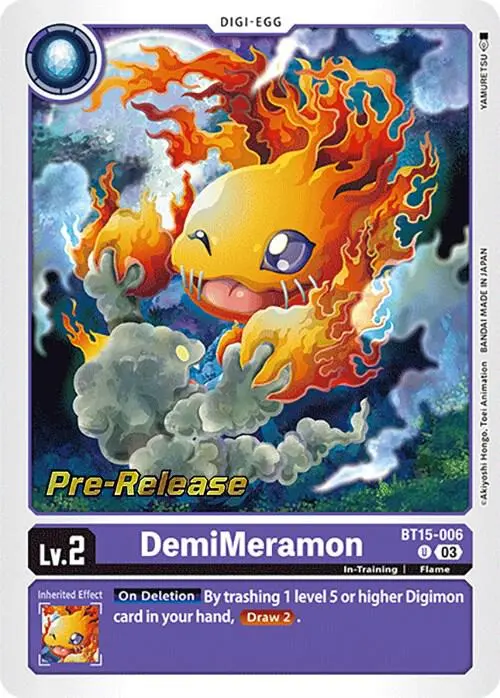 DemiMeramon card art