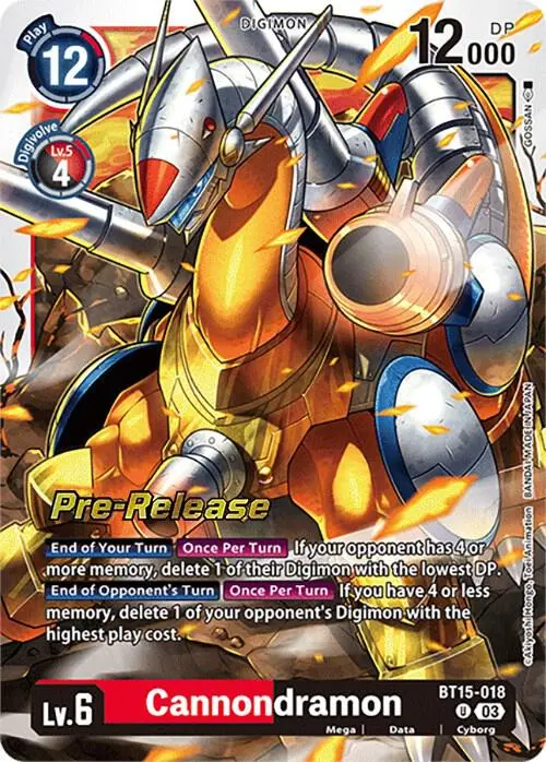 Cannondramon card art
