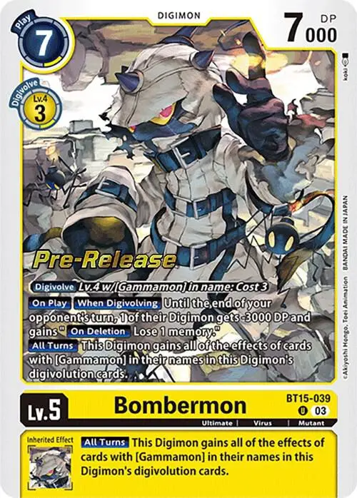 Bombermon card art