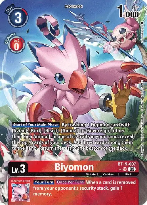 Biyomon (Alternate Art) card art