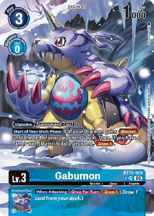 Gabumon (Alternate Art) card art