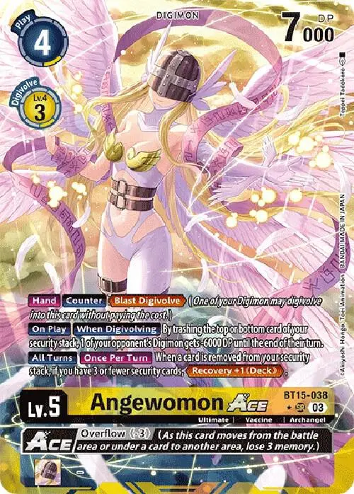 Angewomon ACE (Alternate Art) card art