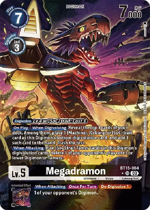 Megadramon (Alternate Art) card art