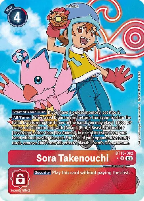 Sora Takenouchi (Alternate Art) card art