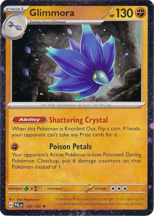Glimmora - 126/193 (Cosmos Holo) card art
