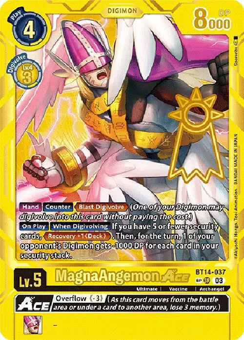 MagnaAngemon ACE (Special Rare) card art