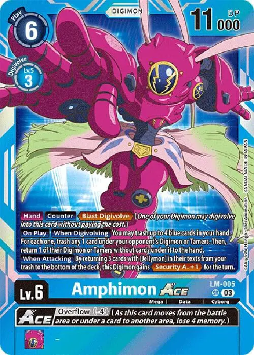 Amphimon ACE (English Exclusive) card art