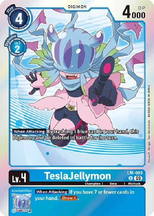 TeslaJellymon (English Exclusive) card art