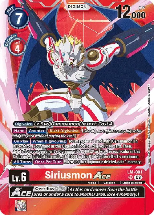Siriusmon ACE (English Exclusive) card art