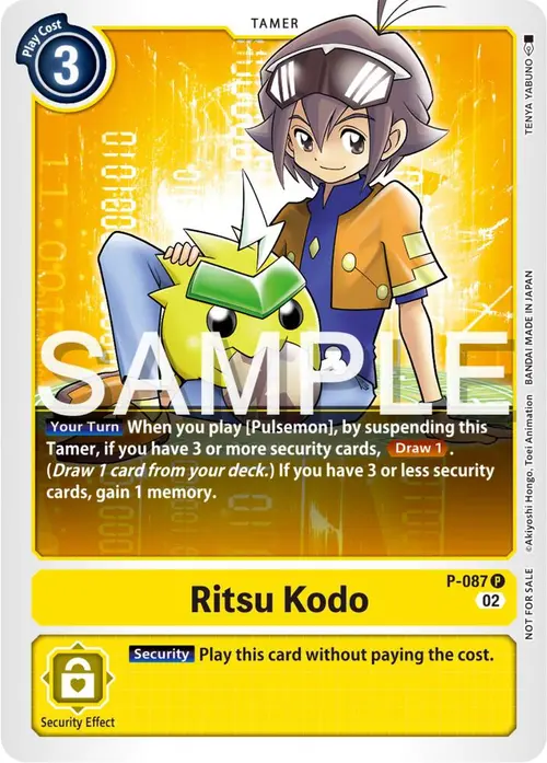 Ritsu Kodo - P-087 (Exceed Apocalypse Pre-Release) card art