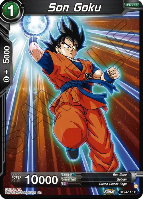Son Goku card art