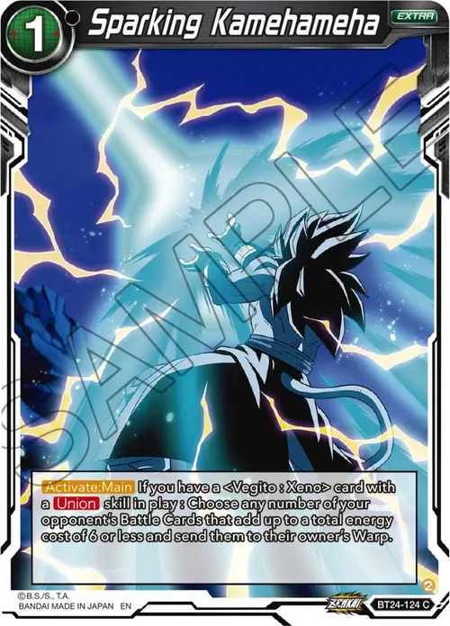 Sparking Kamehameha card art