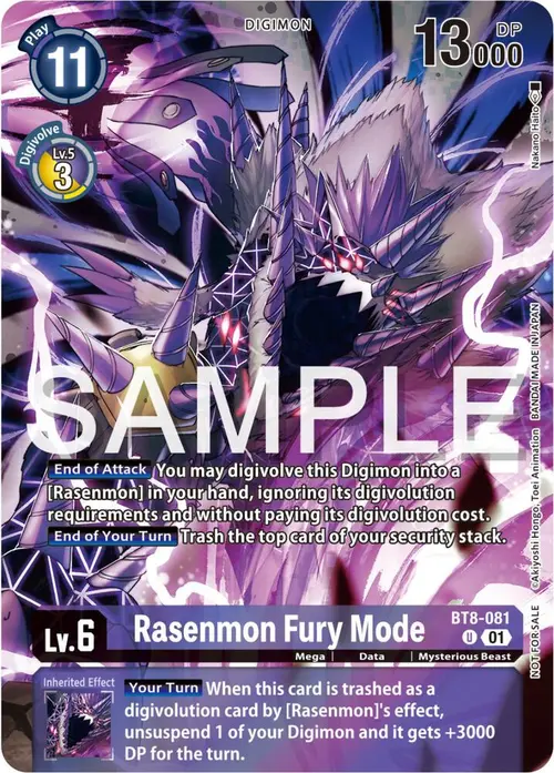 Rasenmon Fury Mode (Official Tournament Pack Vol.12) card art