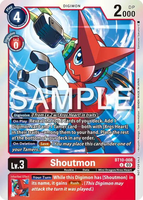 Shoutmon (Winner Pack -Exceed Apocalypse-) card art