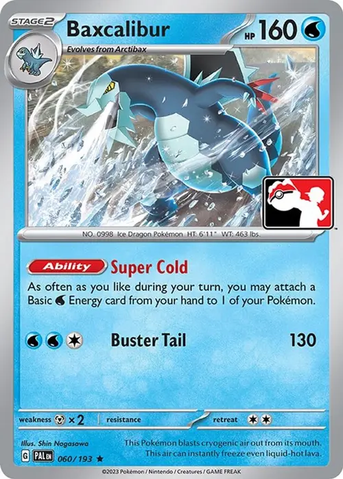Baxcalibur - 060/193 card art