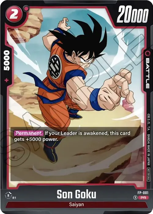 Son Goku card art