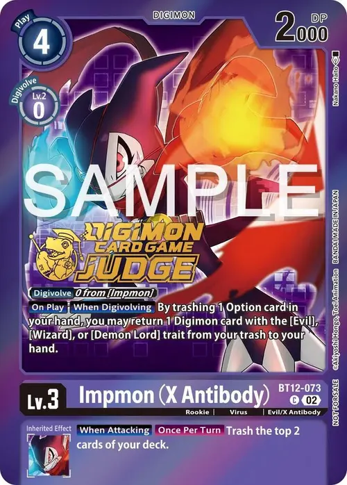 Impmon (X Antibody) (Judge Pack 5) card art