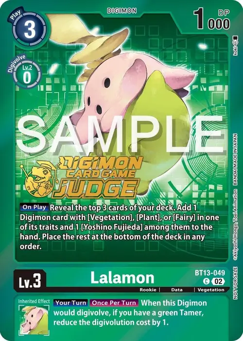 Lalamon (Judge Pack 5) card art