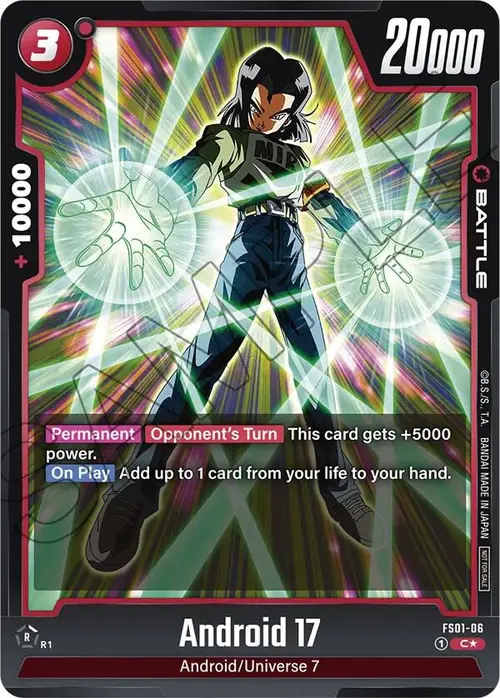 Android 17 (Tournament Pack 01) card art