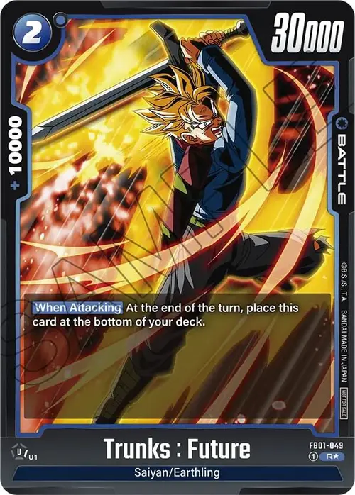 Trunks : Future (Tournament Pack 01) card art