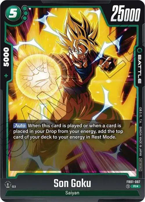 Son Goku (Tournament Pack 01) card art