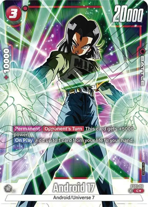 Android 17 (Tournament Pack -Winner- 01) card art