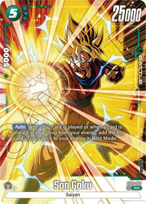 Son Goku (Tournament Pack -Winner- 01) card art